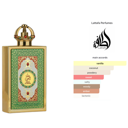 Lattafa Pride Queen Of Arabia Eau De Parfum 100ml accords list