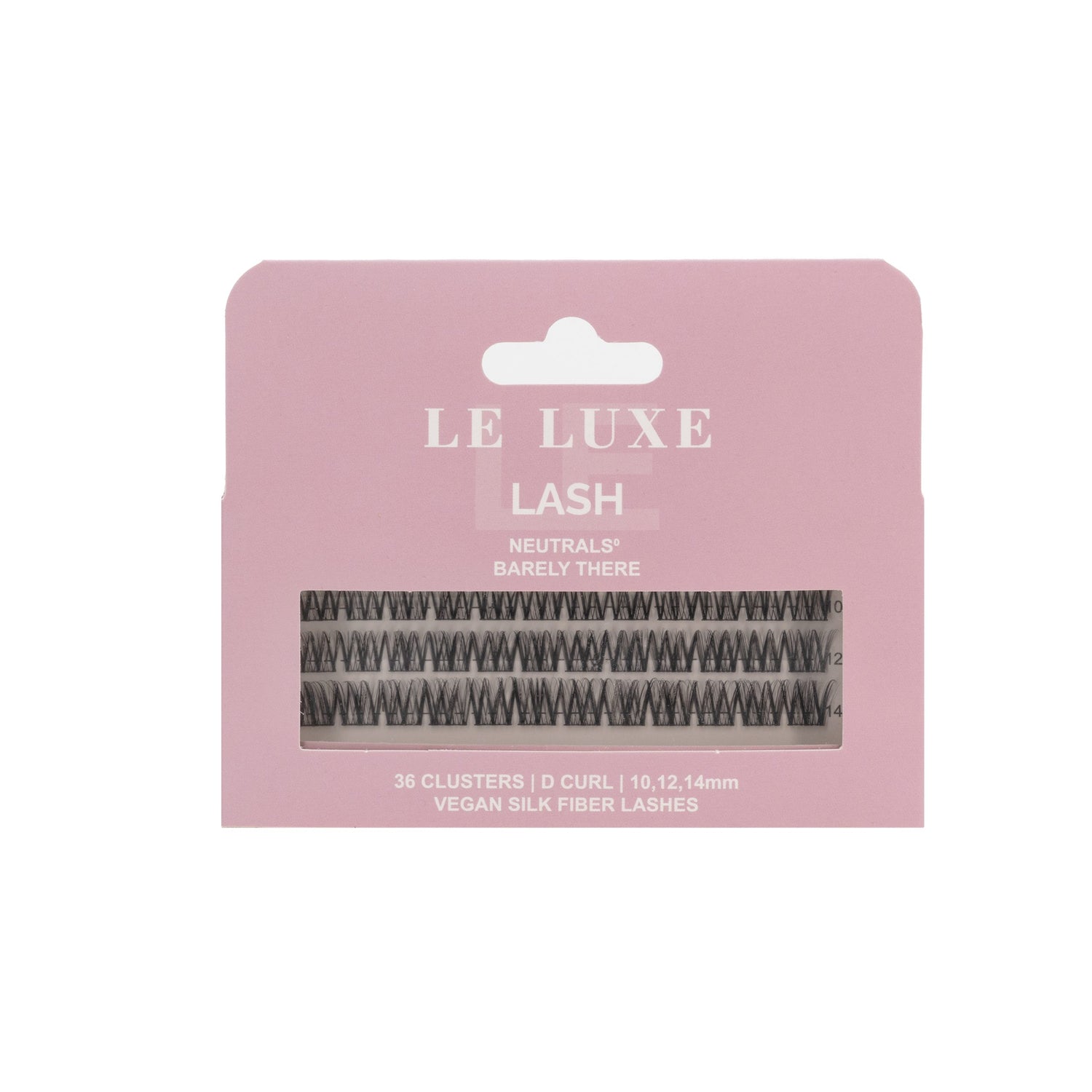 Le Luxe Lash Neutrals Barely There Clusters 36pc - Natural Volume