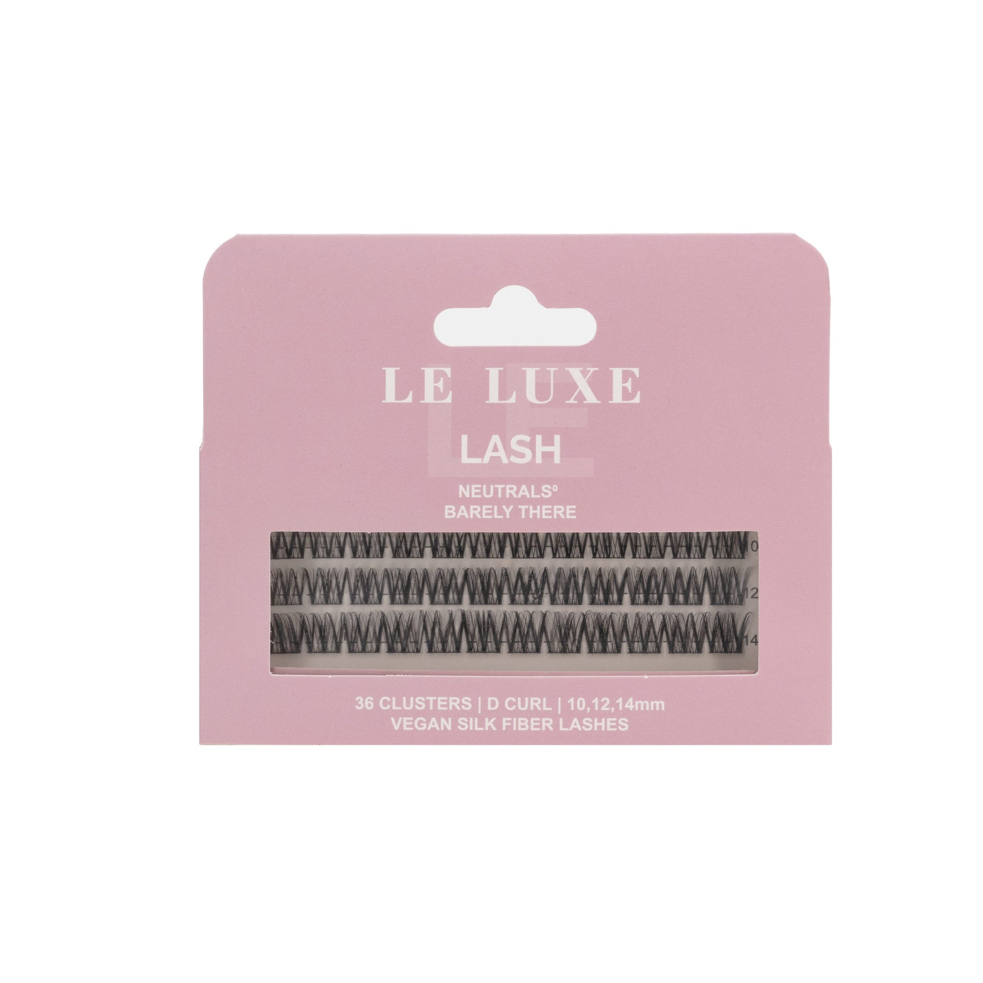 Le Luxe Lash Neutrals Barely There Clusters 36pc - Natural Volume