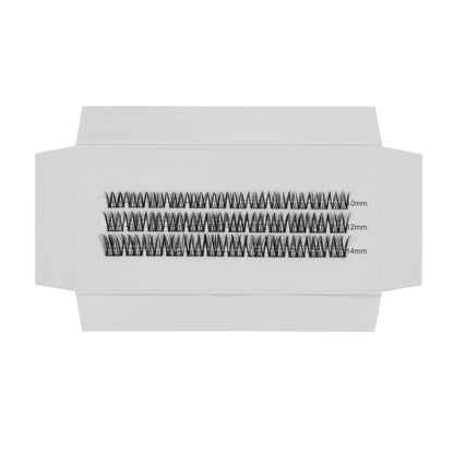 Le Luxe Lash Neutrals Barely There Clusters 36pc - Natural Volume out of packaging