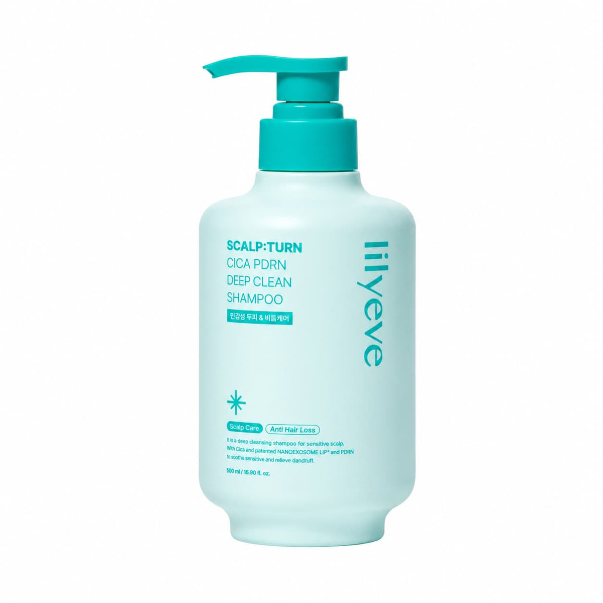 Lilyeve Scalp:Ton Cica PDRN Deep Clean Shampoo 500ml