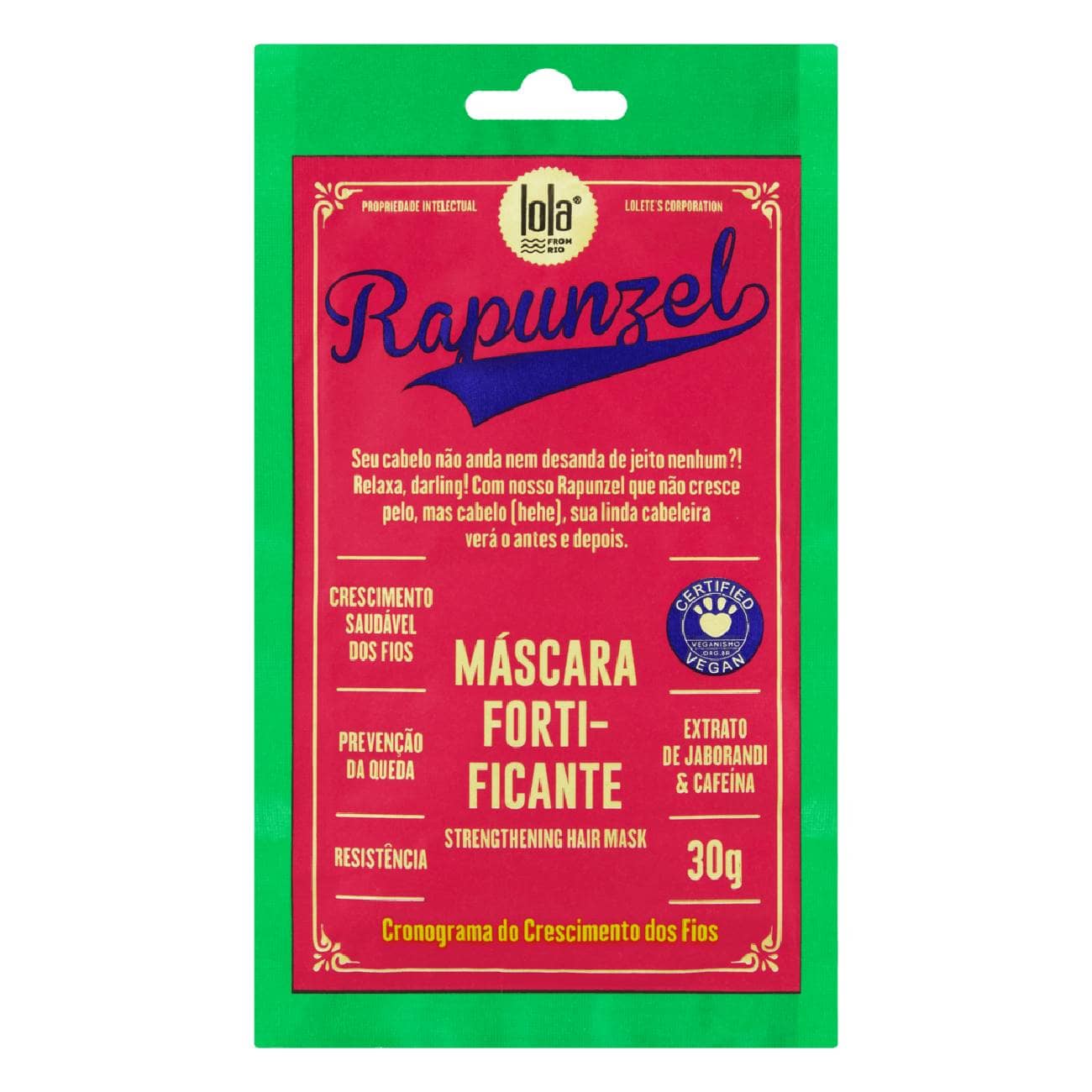 Lola From Rio Rapunzel Strengthening Hair Mask 30g