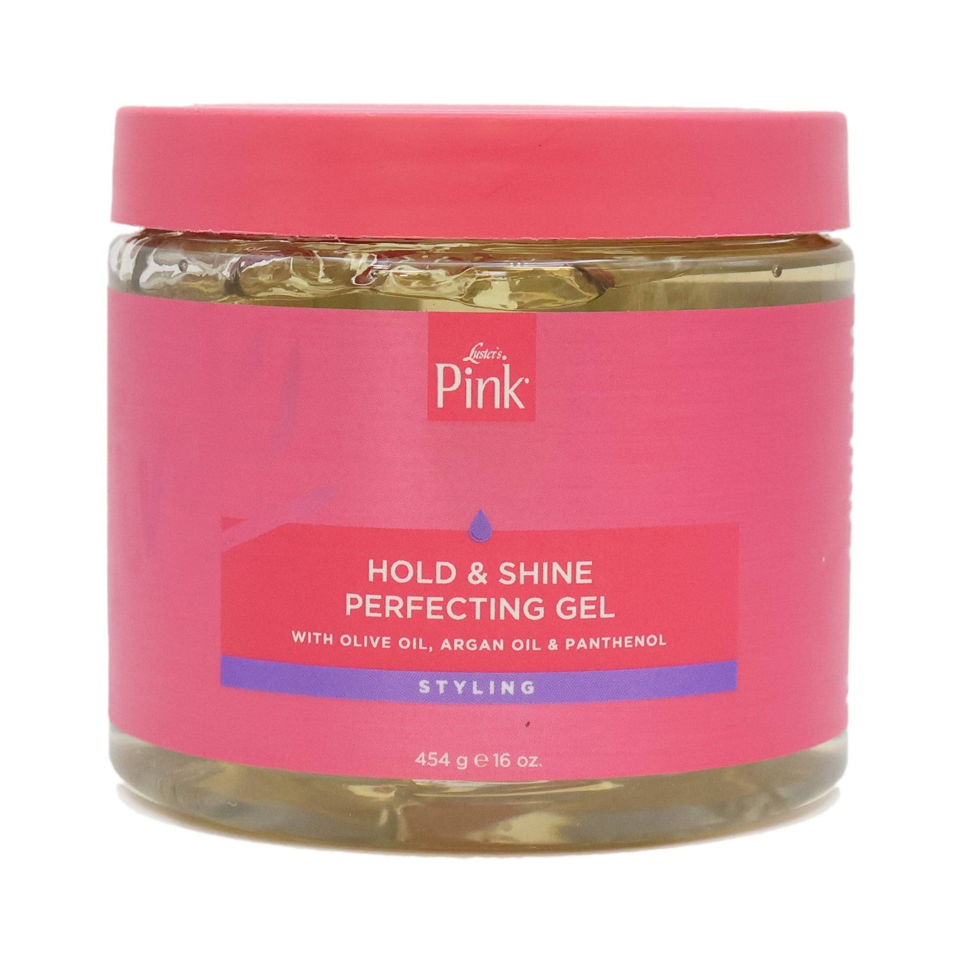 Luster's Pink Hold & Shine Perfecting Gel 16oz