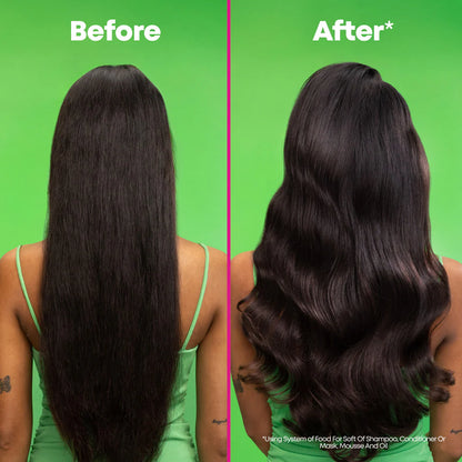 Before and after using Matrix Food For Soft XXL Big &