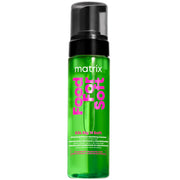 Matrix Food For Soft XXL Big 'N Soft Volumizing Mousse with avocado oil and hyaluronic acid for hydrated, soft, full-bodied hair.