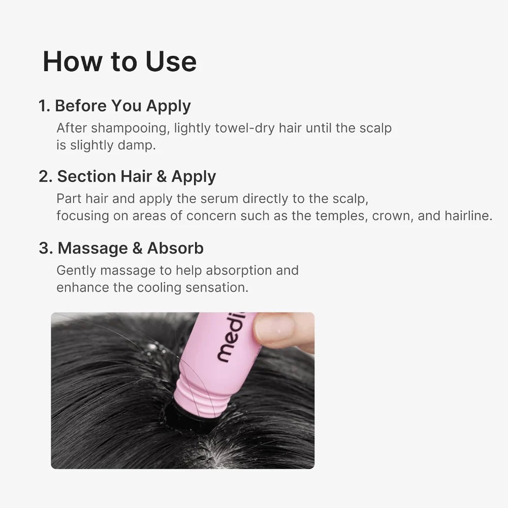 Medicube Rosemary PDRN Scalp Serum 20ml how to use