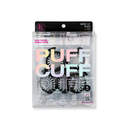 PuffCuff Micro Pack - 1.5 inch (5 Pcs) - Black
