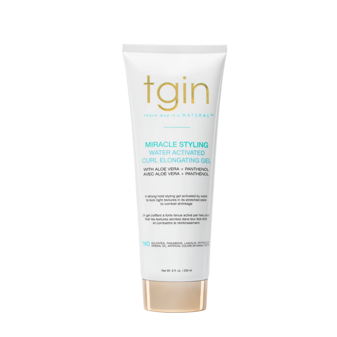 Tgin Miracle Styling Water Activated Curl Elongating Gel 8oz
