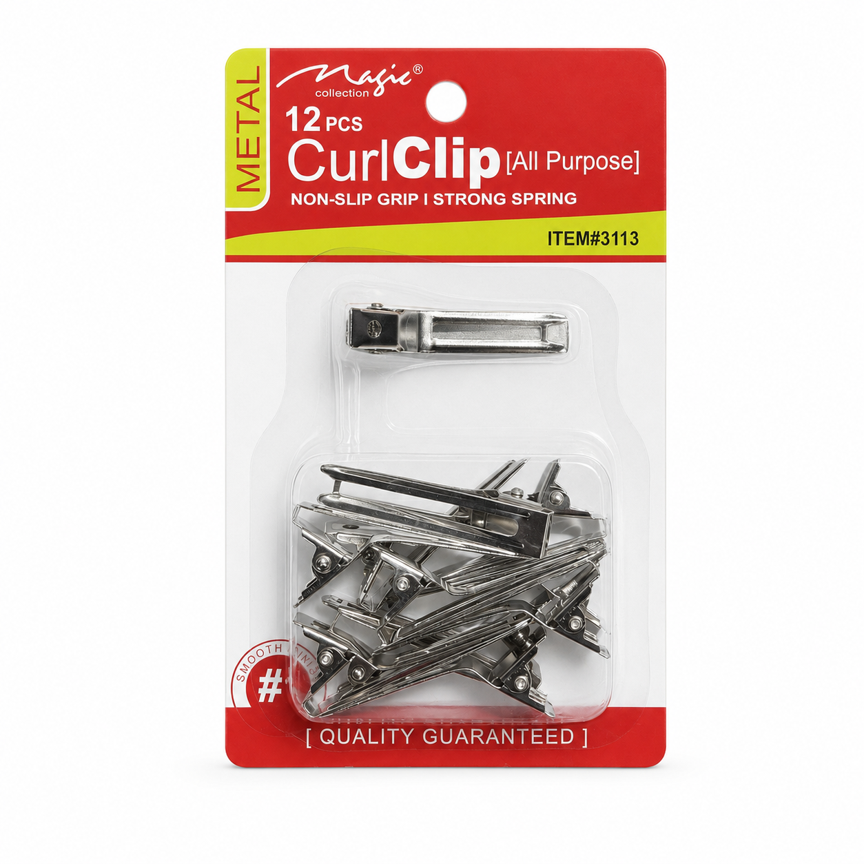 Magic Collection Metal Curl Clip 12pc