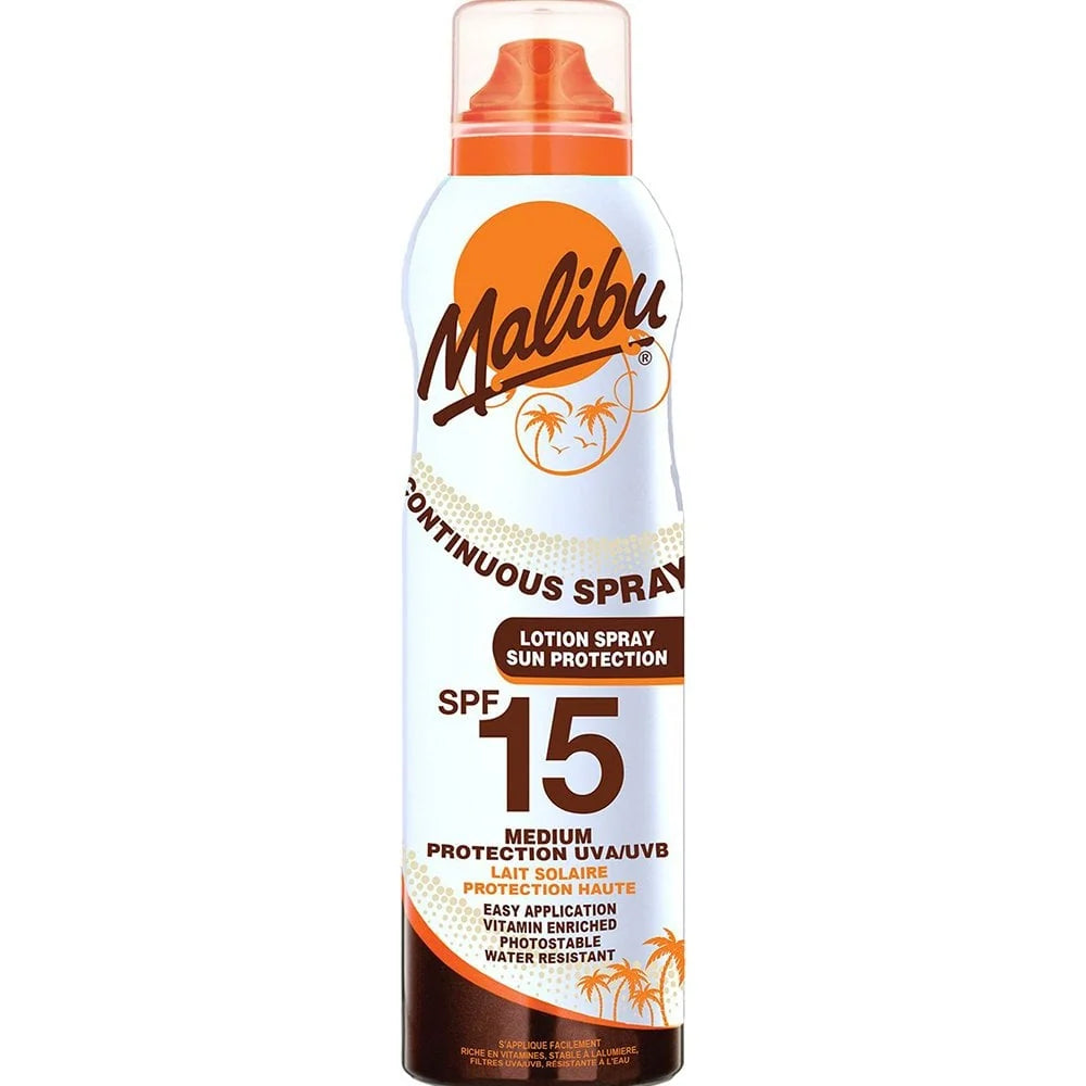 Malibu Continuous Lotion Spray 175ml SPF 15