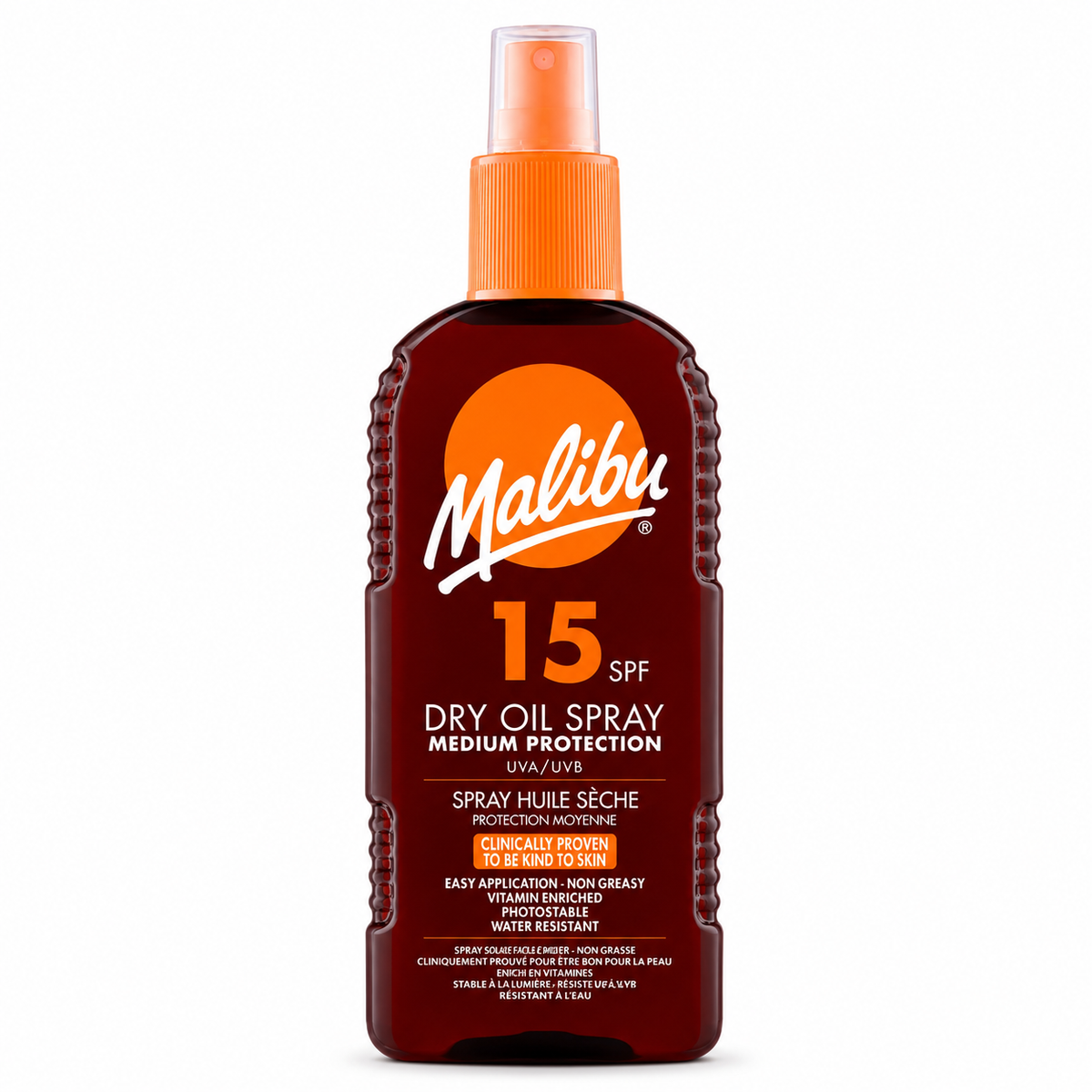 Malibu Dry Oil Spray SPF 15 200ml