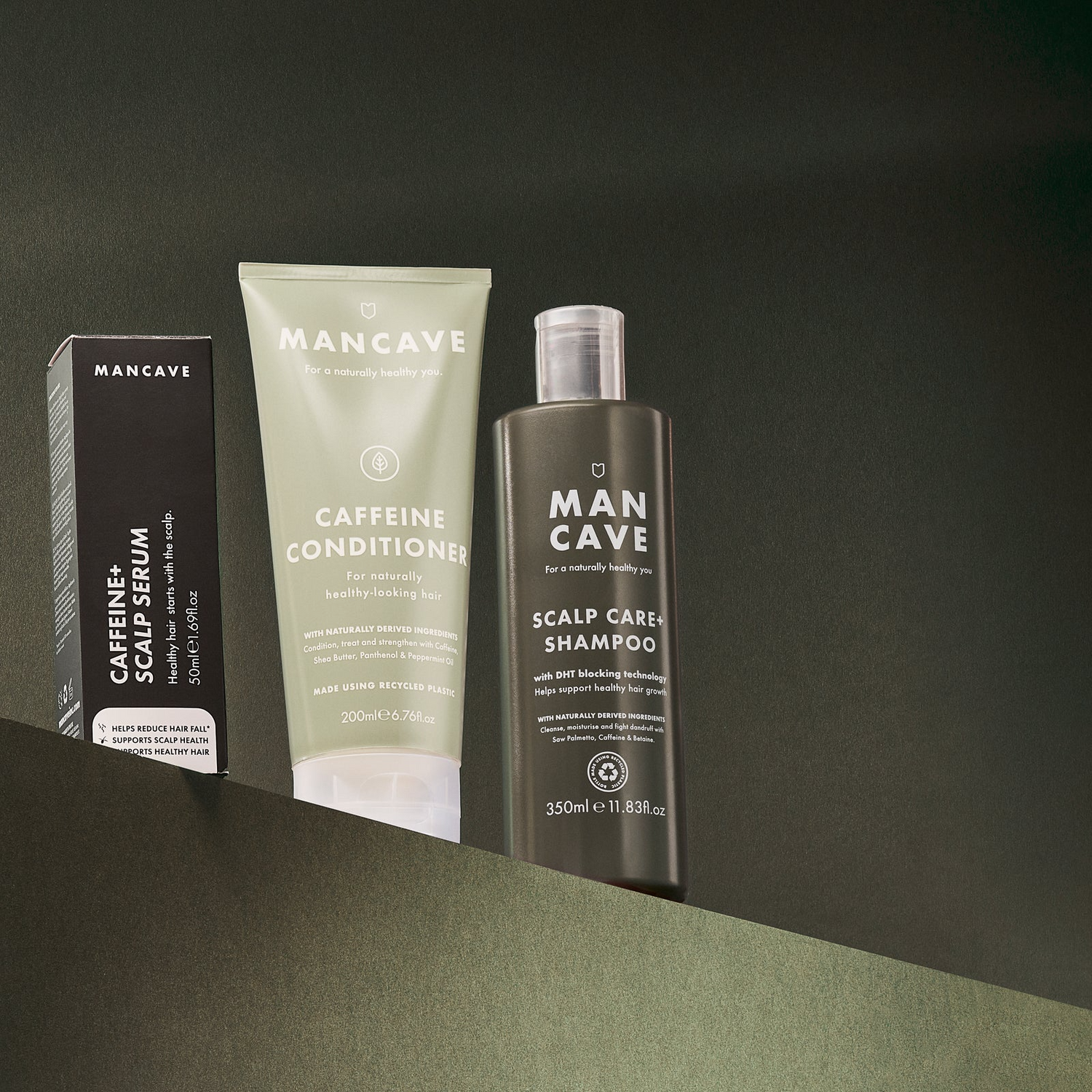 ManCave Caffeine Scalp &amp; Hair Kit - 3pcs
