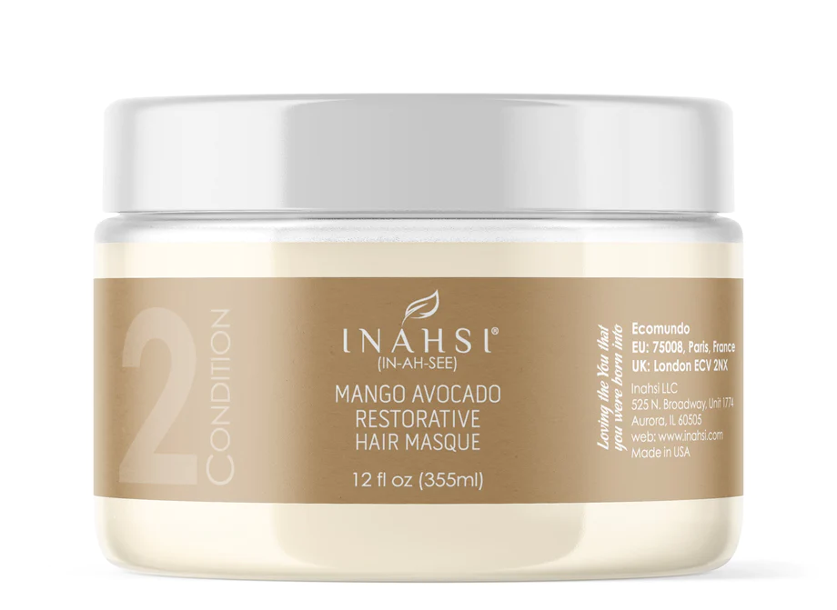 Inahsi Naturals Mango Hemp Restorative Hair Masque
