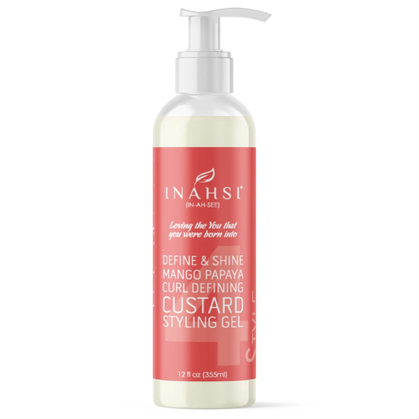 Inahsi Naturals  Define &amp; Shine Mango Papaya Curl Defining Custard