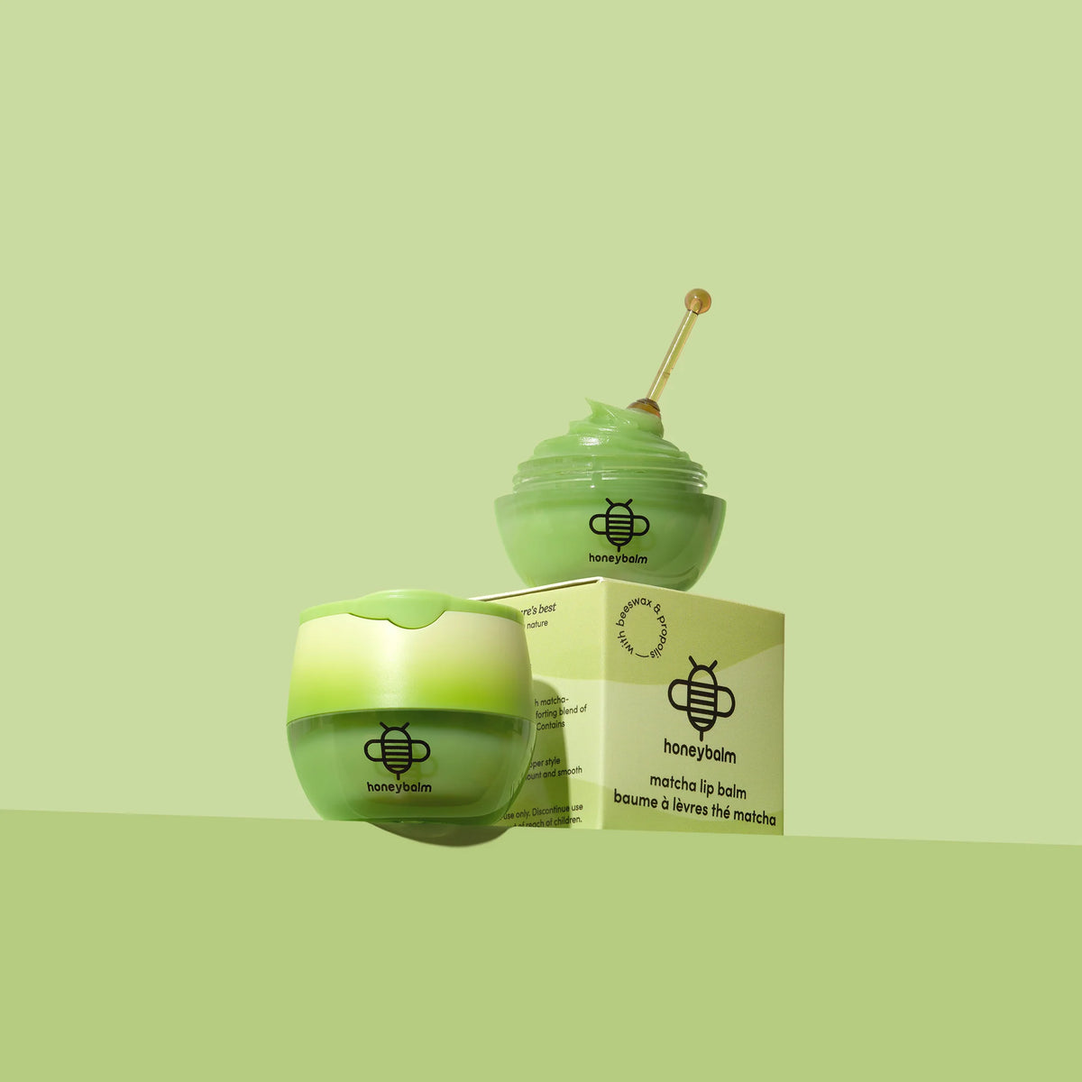 Honeybalm Matcha Lip Balm 