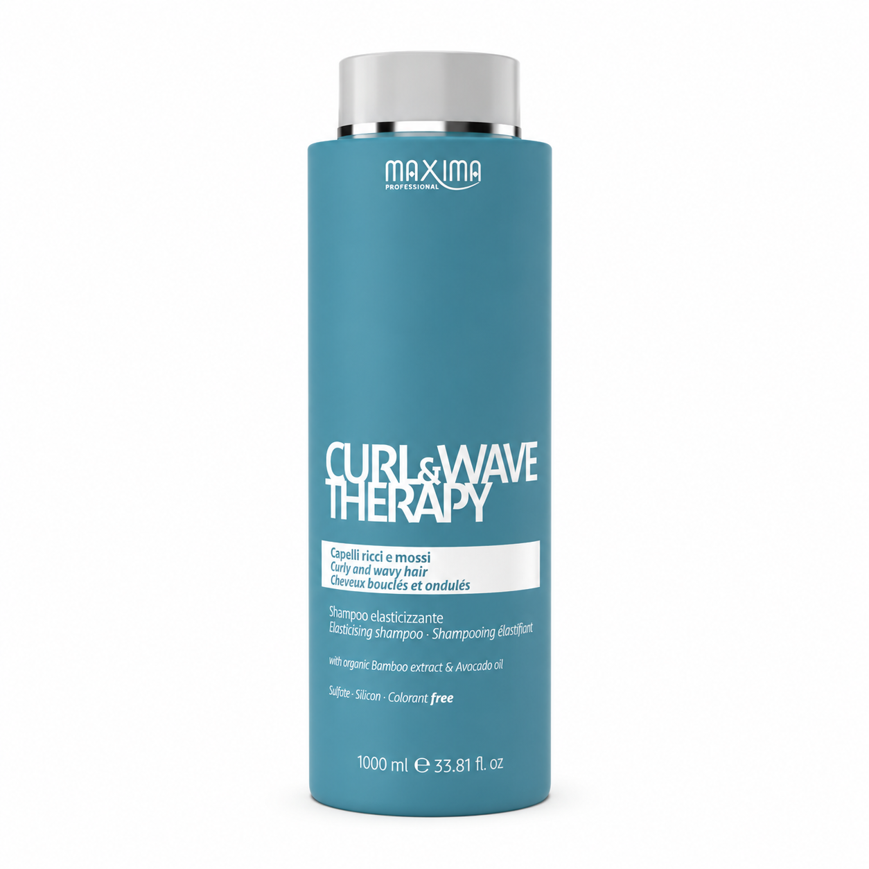 Maxima Curl & Wave Therapy Elasticising Shampoo 1000ml