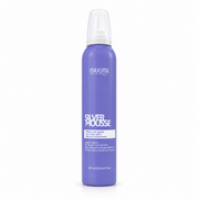 Maxima Silver Mousse 250ml anti-yellow mousse for blonde, bleached and highlighted hair. Professional purple toning mousse that neutralises unwanted yellow tones, enhances cool blonde and silver shades, adds lightweight volume, softness and shine while conditioning hair without weighing it down.