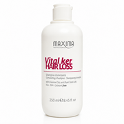 Maxima VitalKer Hair Loss Stimulating Shampoo 250ml with essential oils and plant stem cells. Professional anti-hair loss shampoo that gently cleanses, stimulates the scalp, strengthens weakened hair, helps reduce hair fall and promotes healthier, fuller-looking hair.