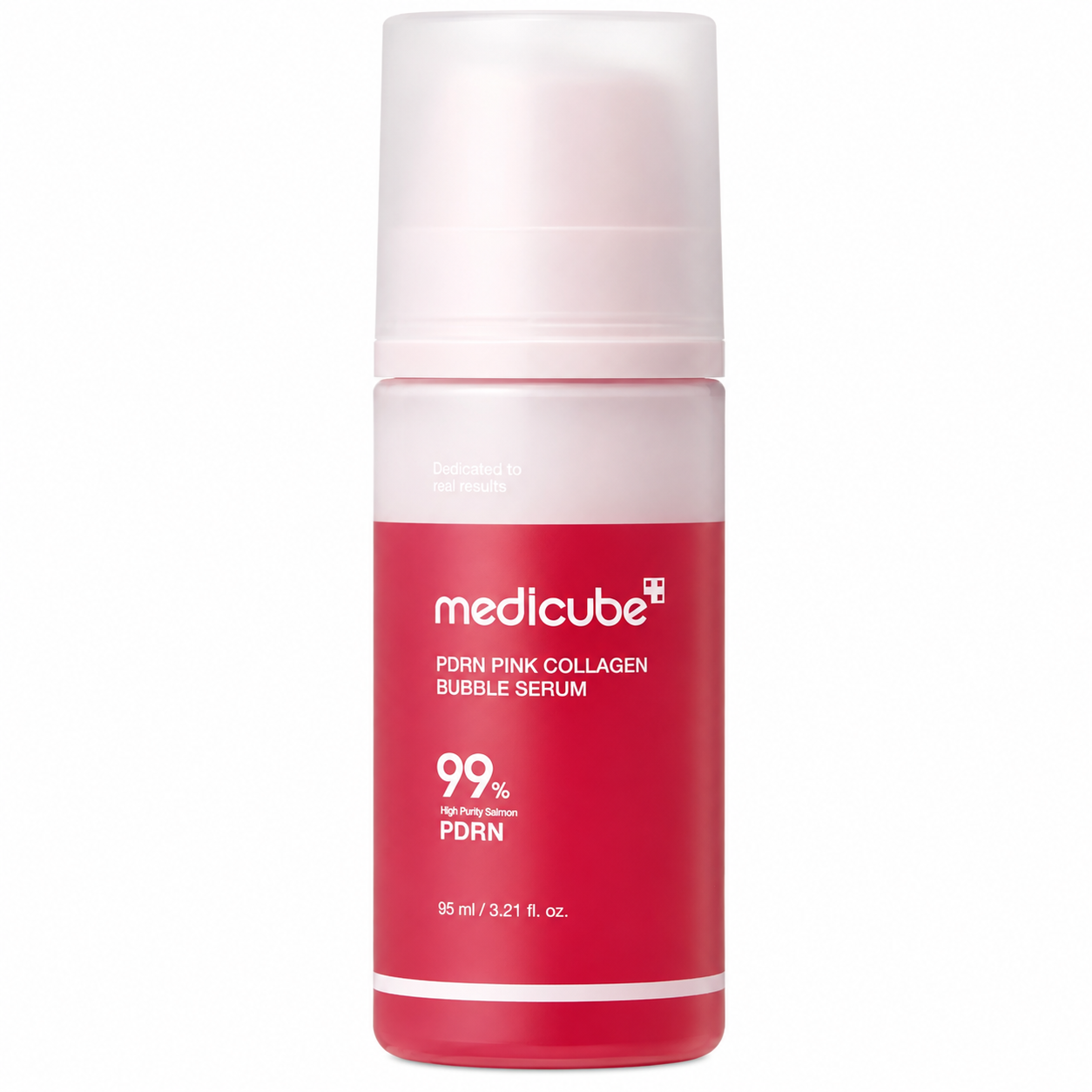 Medicube PDRN Pink Collagen Bubble Serum 95ml pump bottle