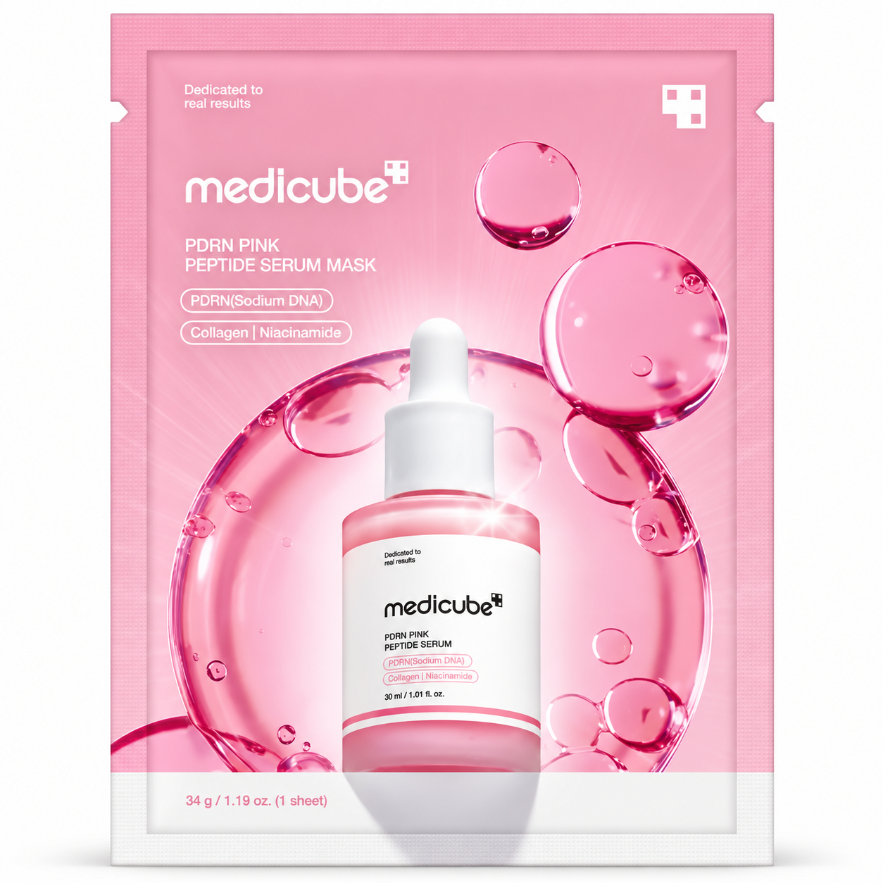 Medicube PDRN Pink Peptide Serum Mask 1 sheet