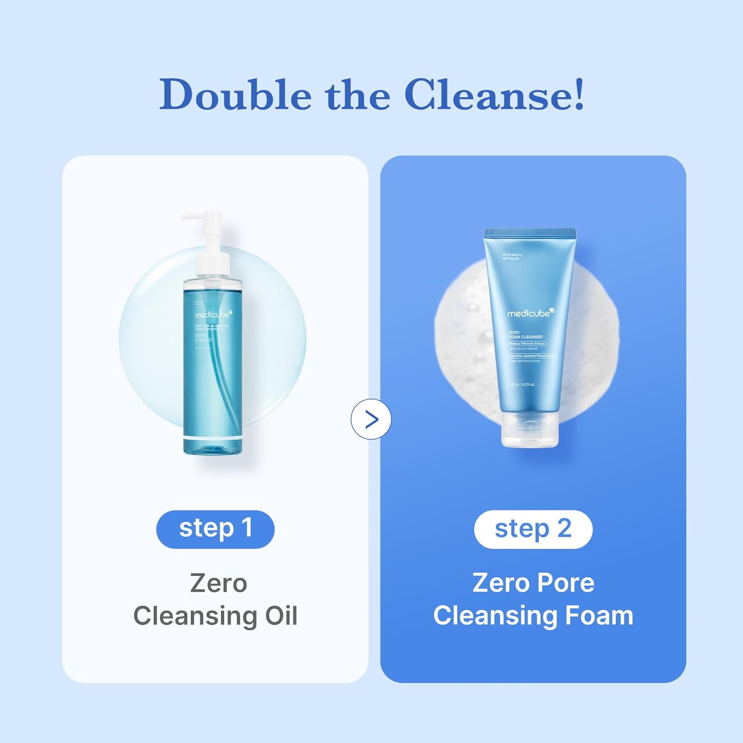 Medicube Zero Foam Cleanser 120ml routine 