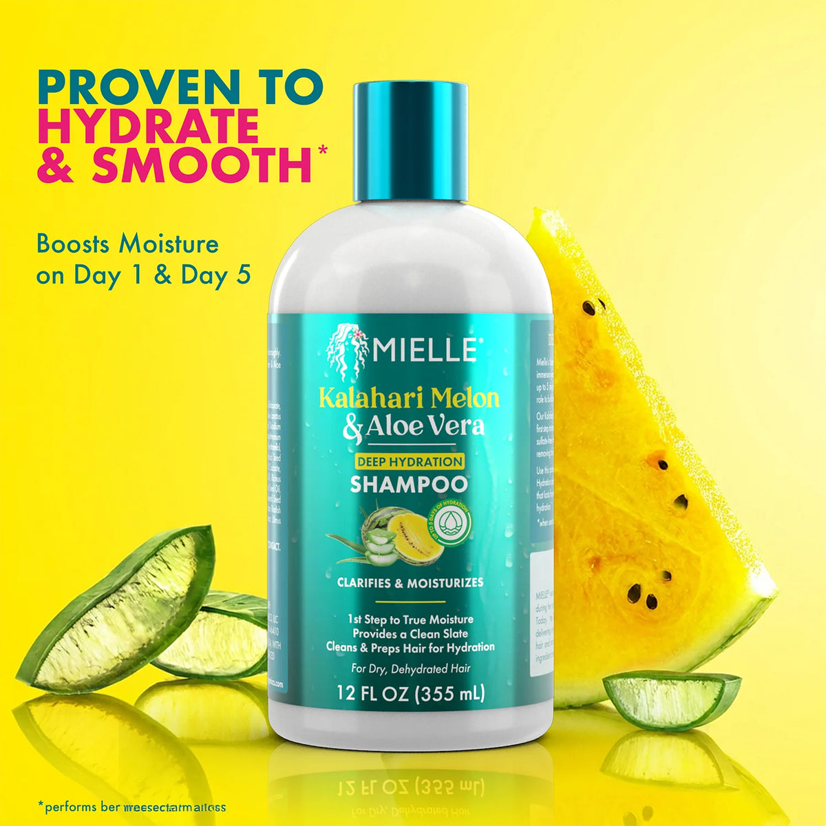 Mielle Kalahari Melon & Aloe Vera Deep Hydration Shampoo 12oz