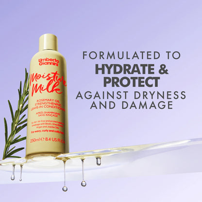 Umberto Giannini Strong Curls Moisture Milk Rosemary Oil Leave In Conditioner 250ml