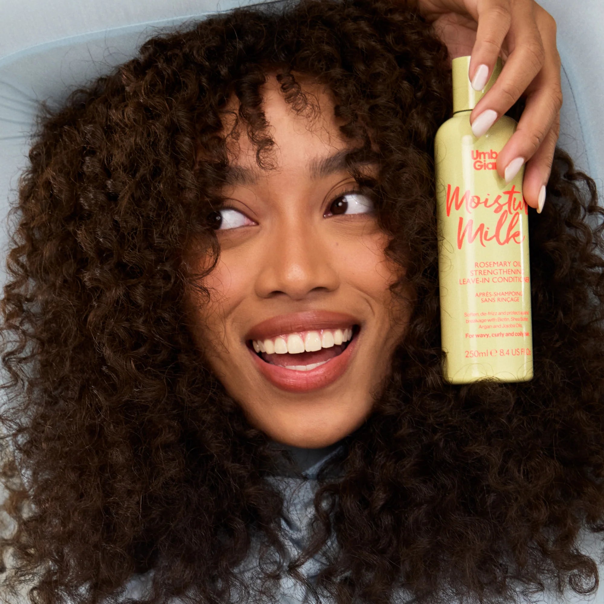 Umberto Giannini Strong Curls Moisture Milk Rosemary Oil Leave In Conditioner 250ml