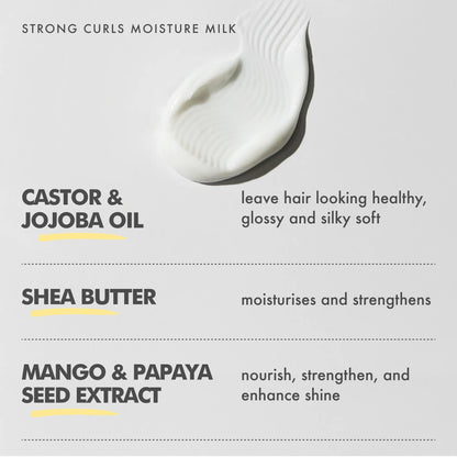 Umberto Giannini Strong Curls Moisture Milk Rosemary Oil Leave In Conditioner 250ml
