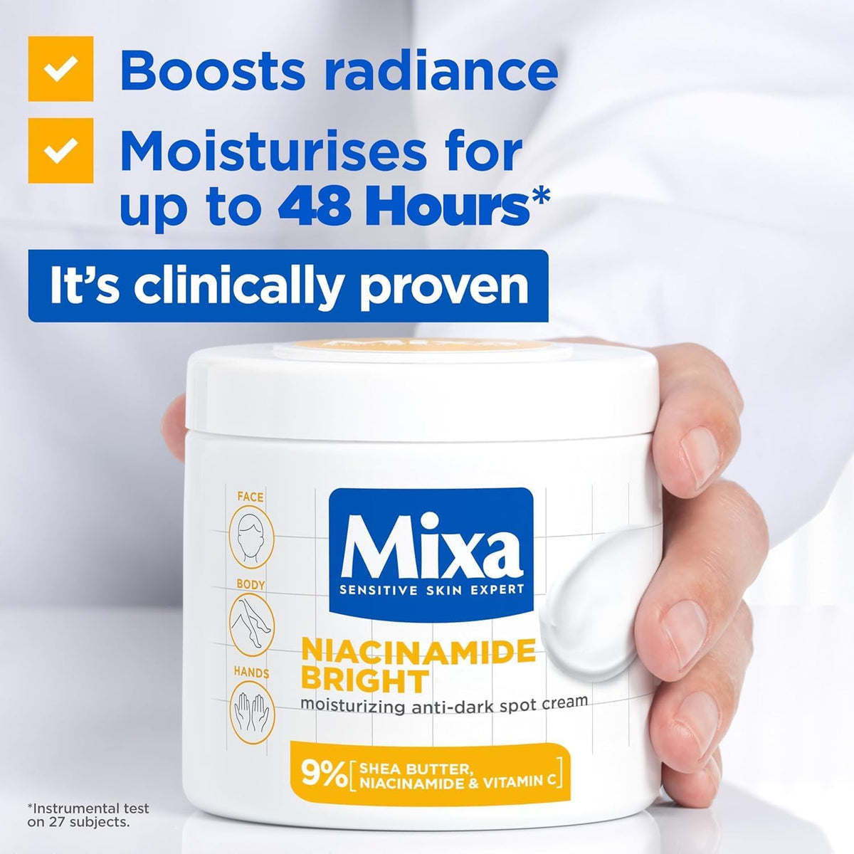Mixa Niacinamide Bright Moisturising Anti-Dark Spot Cream 400ml