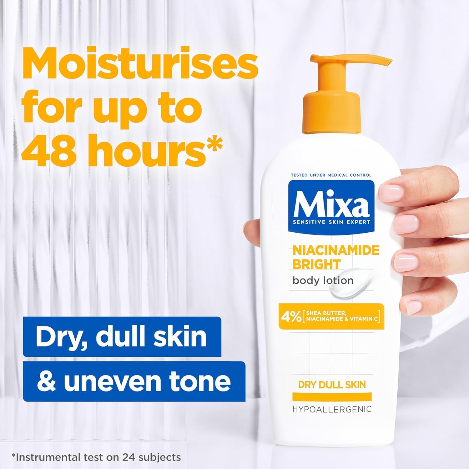 Mixa Niacinamide Bright Moisturising Body Lotion 250ml