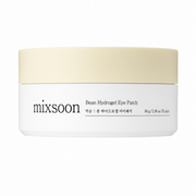 Mixsoon Bean Hydrogel Eye Patch 84g (30pairs) white tub, yellow lid on a clean white background