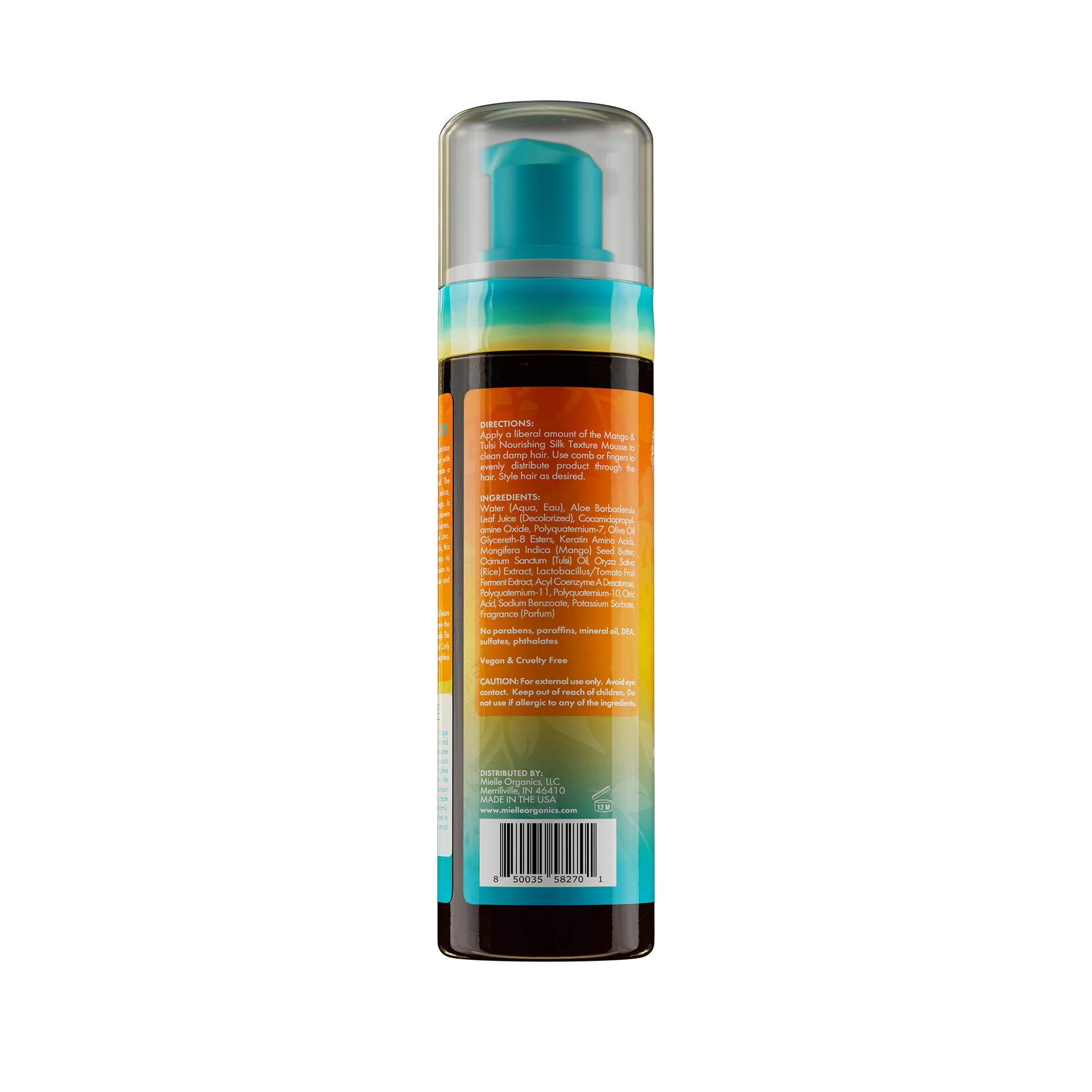 Mielle Mango & Tulsi Nourishing Silk Texture Mousse 7.5oz