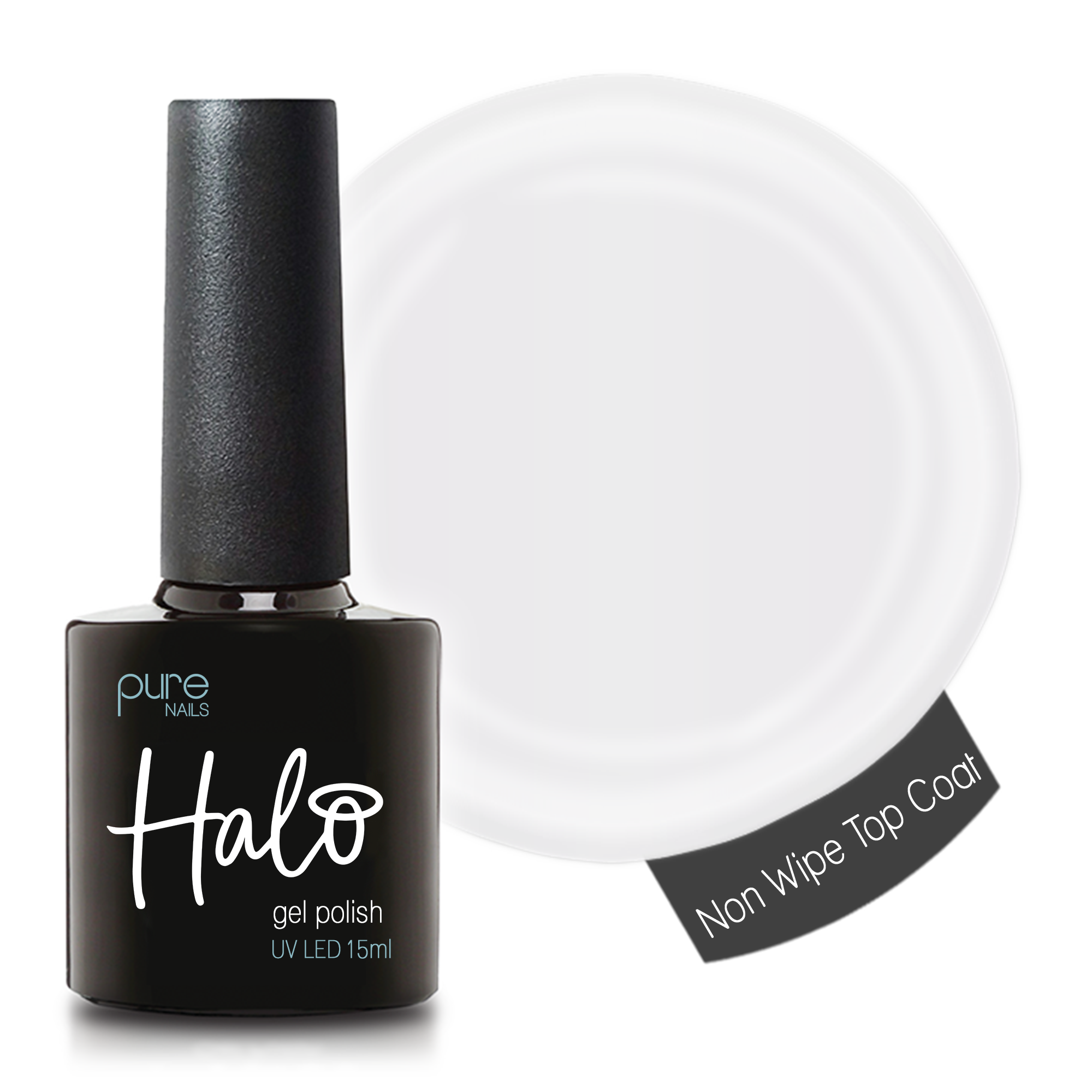 Halo Gel Polish Top Coat (Non-Wipe)