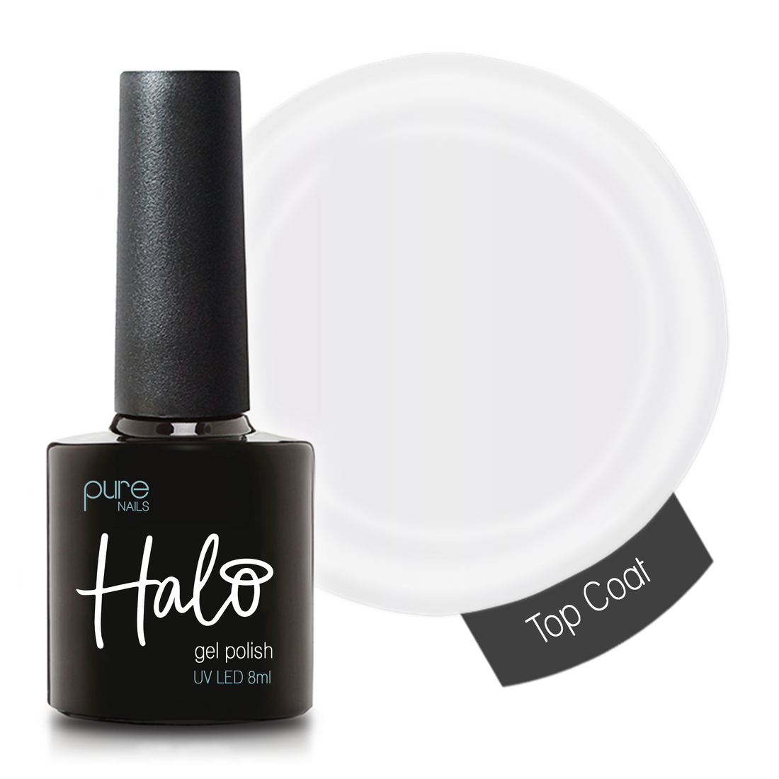 Halo Gel Polish Top Coat (Wipe)