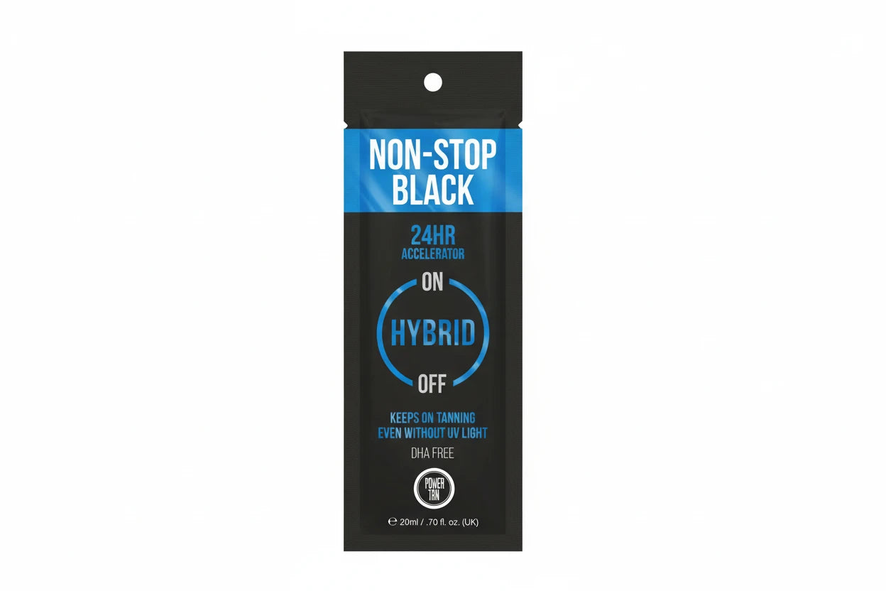 PowerTan Non-Stop-Black 24HR Accelerator
