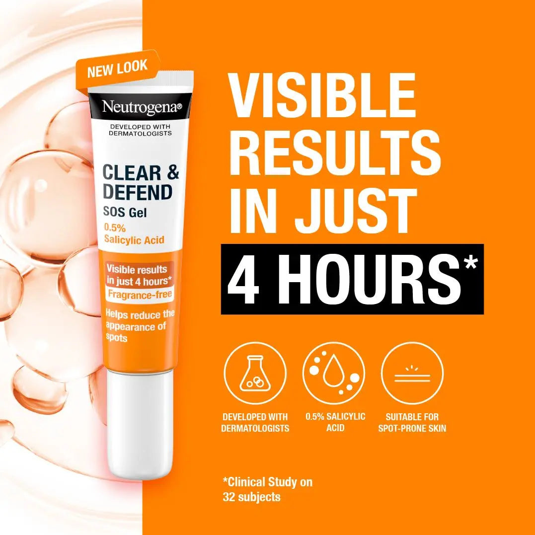 Neutrogena Clear &amp; Defend SOS Gel 15ml