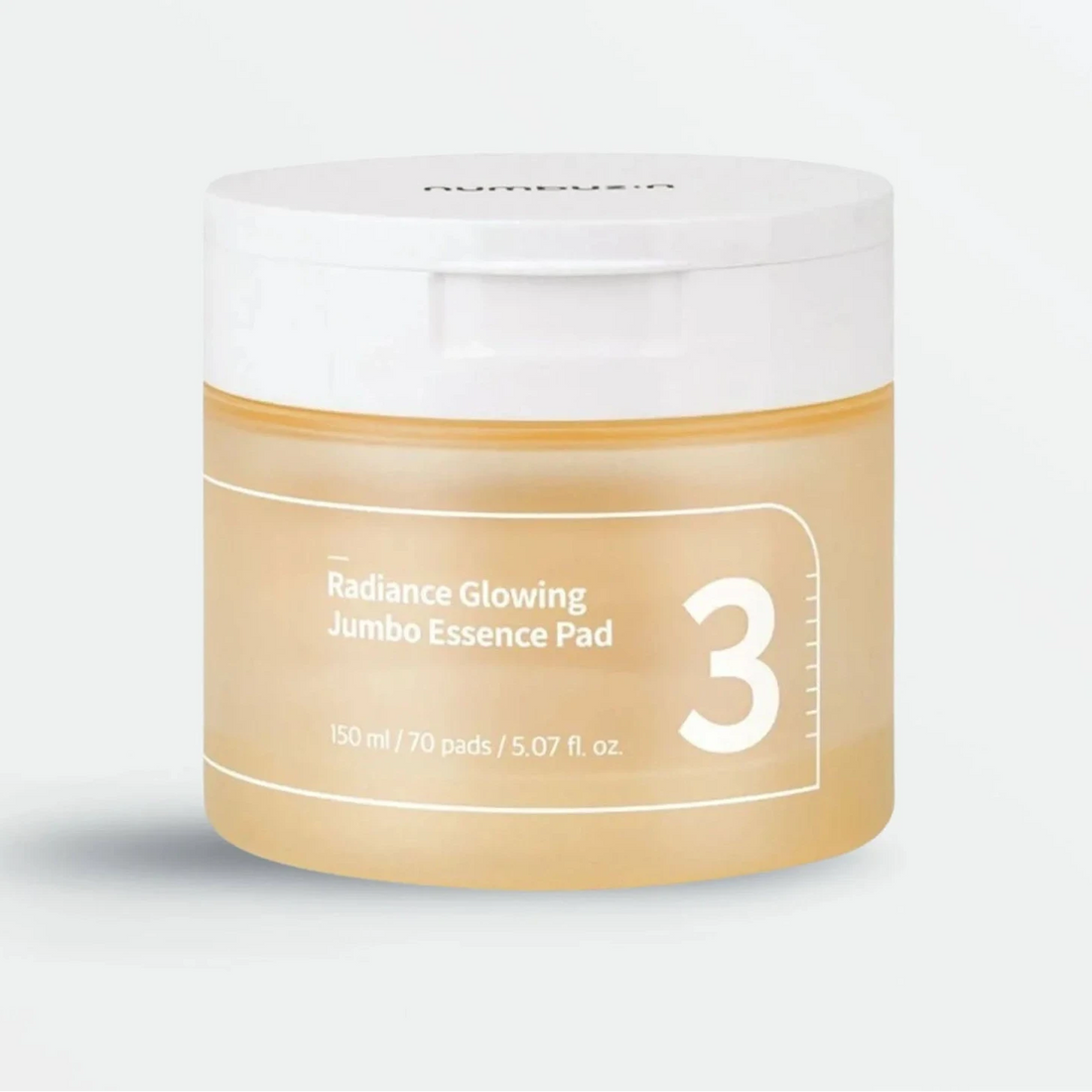 Numbuzin No.3 Radiance Glowing Jumbo Essence Pads 70 pads