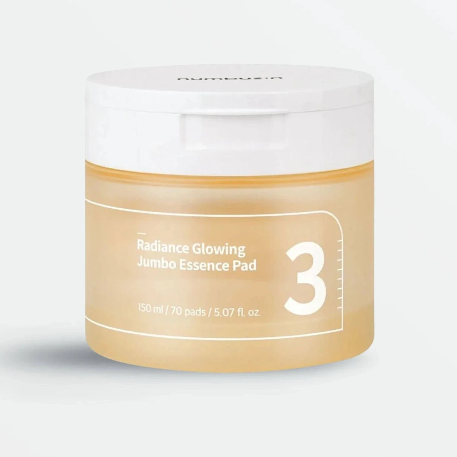 Numbuzin No.3 Radiance Glowing Jumbo Essence Pads 70 pads