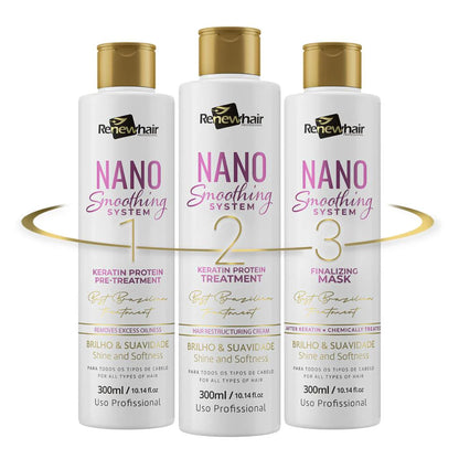 Renewhair Professional Nano Smoothing System Kit (3 x 120ml)
