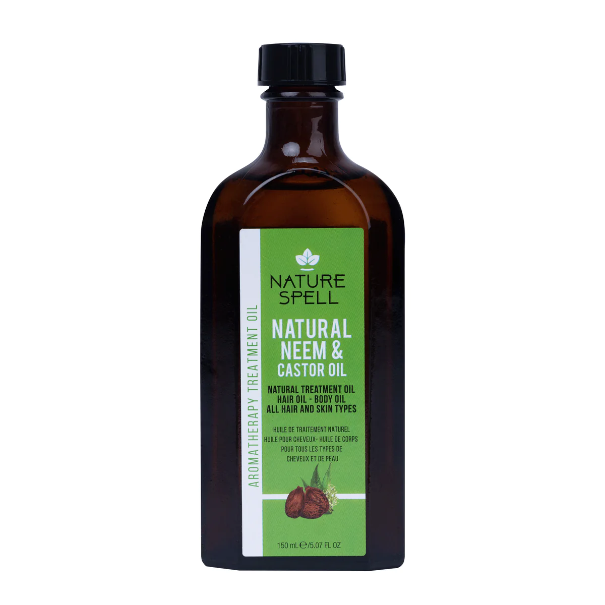 Nature Spell Neem &amp; Castor Oil For Hair &amp; Body 150ml