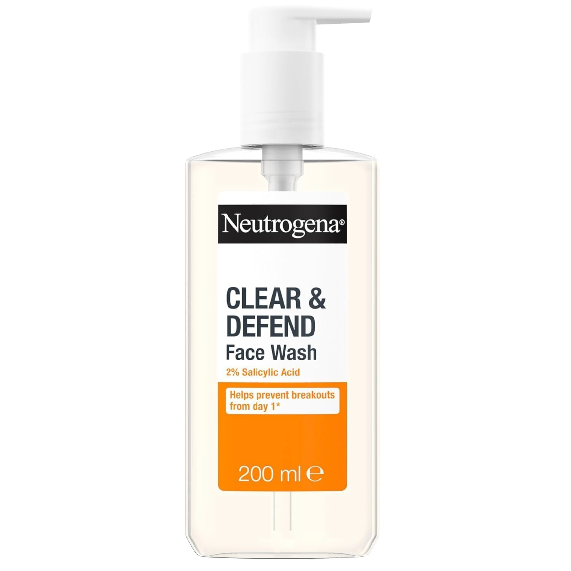 Neutrogena Clear & Defend Face Wash 200ml