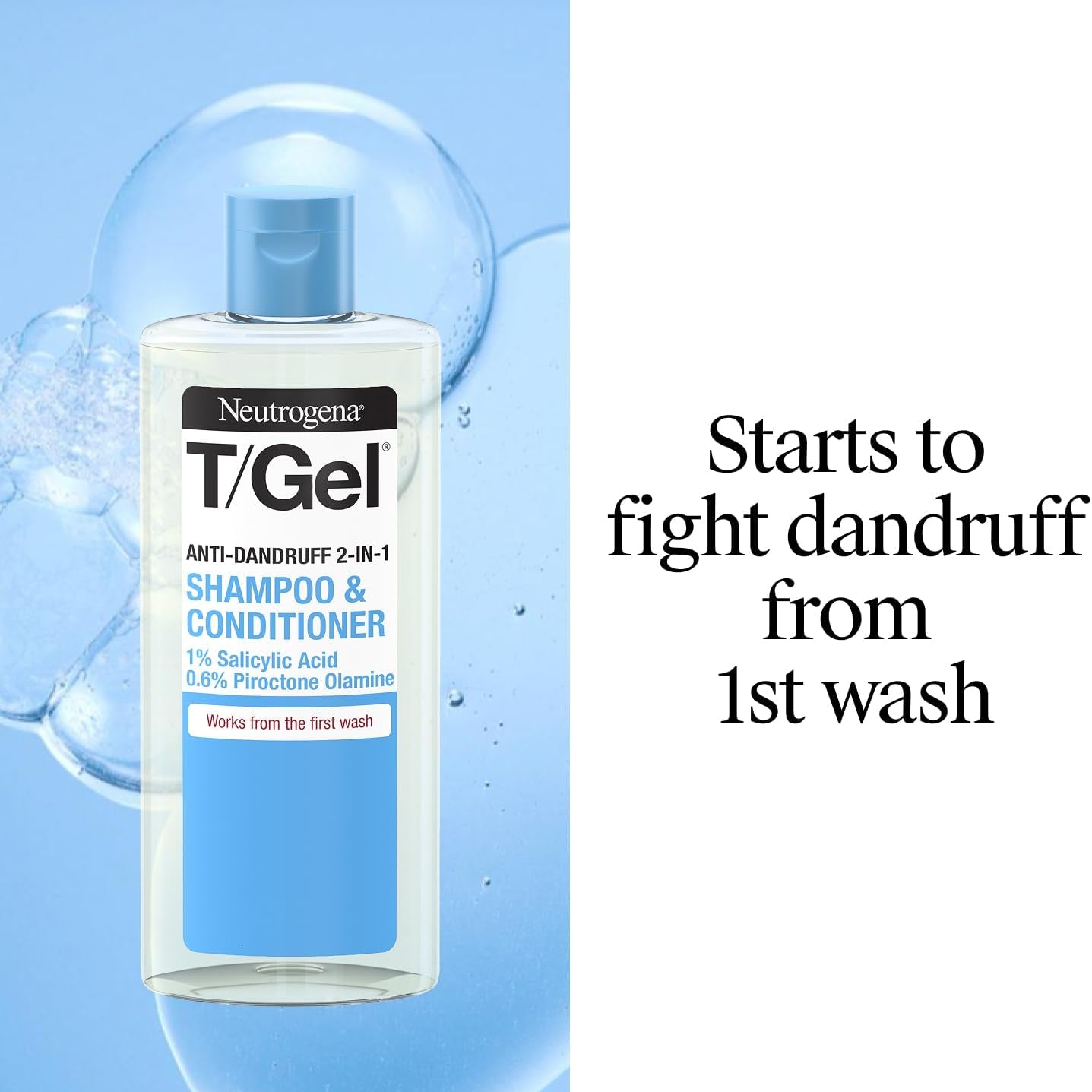 Neutrogena T/Gel Anti-Dandruff 2-In-1 Shampoo & Conditioner 250ml