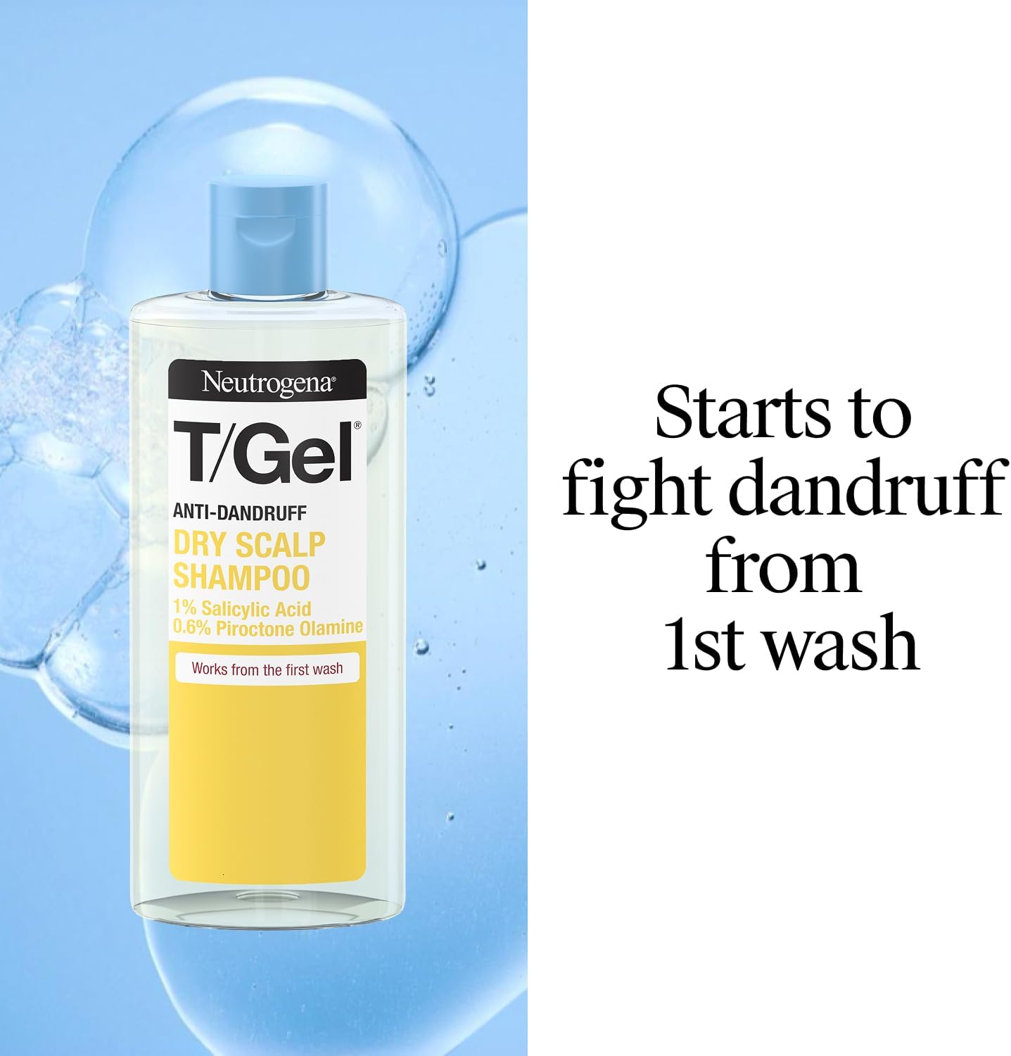 Neutrogena T/Gel Anti-Dandruff Dry Scalp Shampoo 250ml