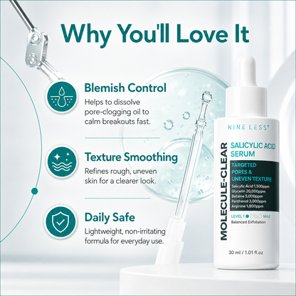 Nineless Molecule-Clear Salicylic Acid Serum 30ml