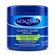 Noxzema Classic Clean Original Deep Cleansing Cream 12oz with eucalyptus extract for deep cleansing and soft smooth skin