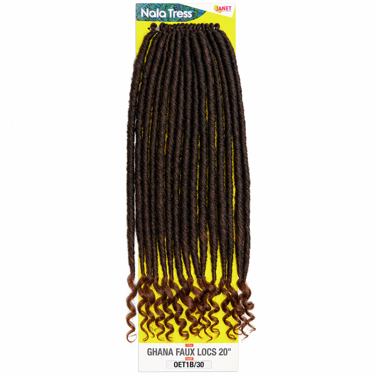 Janet Collection Nala Tress Ghana Faux Locs 20"
