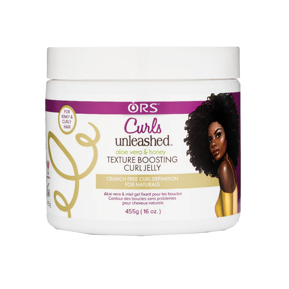 ORS Curls Unleashed Aloe Vera & Honey Texture Boosting Curl Jelly 455g