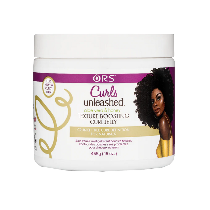 ORS Curls Unleashed Aloe Vera & Honey Texture Boosting Curl Jelly 455g