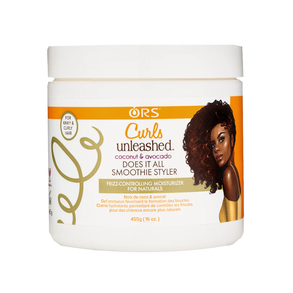 ORS Curls Unleashed Coconut & Avocado Curl Does-It-All Smoothie Styler 455g